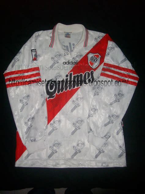 camiseta de river manga larga